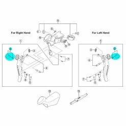 Capot Frontal Shimano Ultegra ST-6870 - [x1]