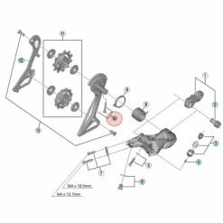 Chape Externe De Dérailleur Arrière Shimano Dura-Ace RD-R9100