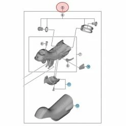Corps De Manette De Frein Et De Dérailleur Shimano Dura-Ace ST-R9100