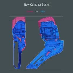 Dérailleur Avant Route Shimano Ultegra FD-R8150 Di2 2x12V -magasin de pièces de vélo pas cher derailleur avant route shimano ultegra fd r8150 di2 2x12v 3