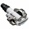 Pédales Shimano PD-M520 - Blanc -magasin de pièces de vélo pas cher pedale shimano pd m520 blanc