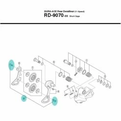 Vis De Galet De Dérailleur Shimano Dura Ace RD-9000 - Y5XX98130