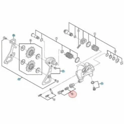 Vis De Tension De Câble De Dérailleur Arrière Shimano Dura Ace RD-9000 -magasin de pièces de vélo pas cher vis de tension de cable de derailleur arriere shimano dura ace rd 9000 1